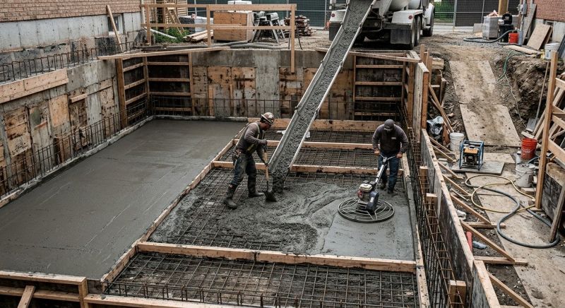 Basement Concrete Installation in Califon, NJ