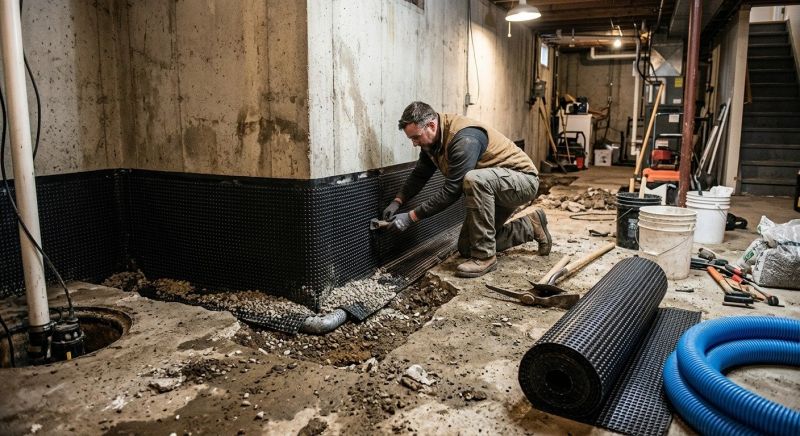 Basement Concrete Installation in Clifton, NJ