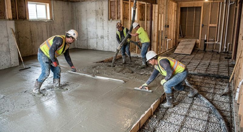 Basement Concrete Installation in Morris County, NJ