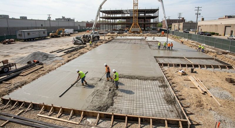 Commercial Slab Installation in Bridgewater, NJ