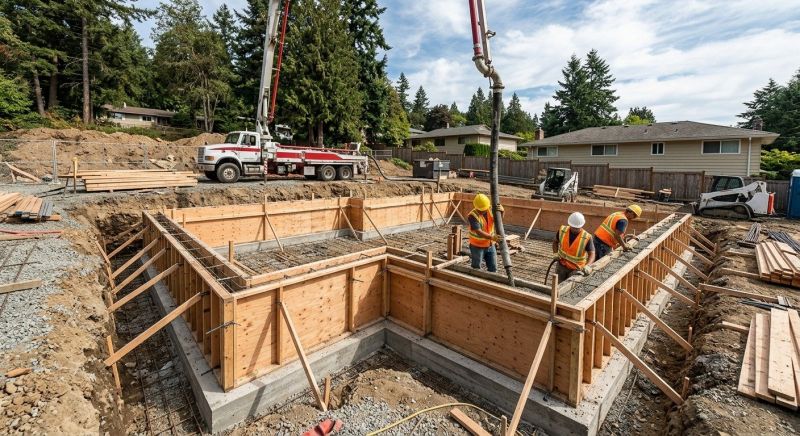 Concrete Foundation Installation in Hackensack, NJ