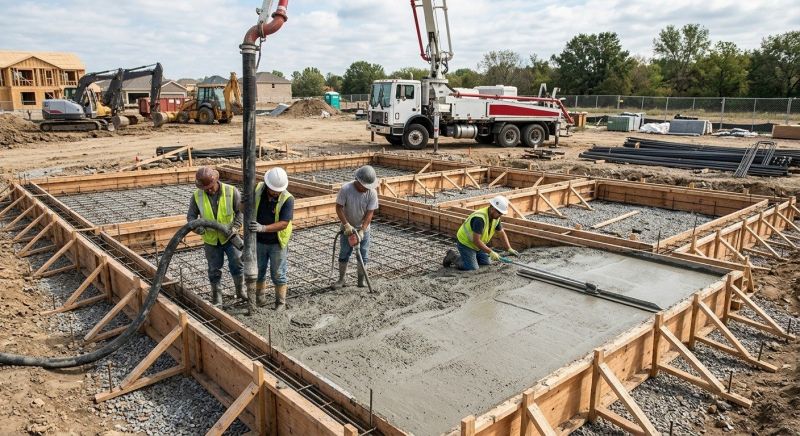 Concrete Foundation Installation in Morris County, NJ
