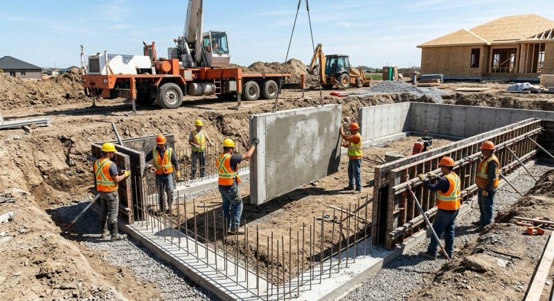 Foundation Wall Pouring in Carteret, NJ